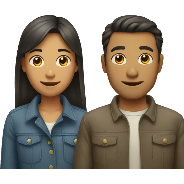 two men and girl emoji