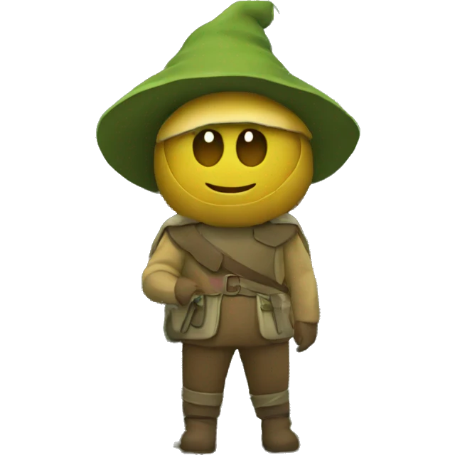 Tarzen in forest emoji