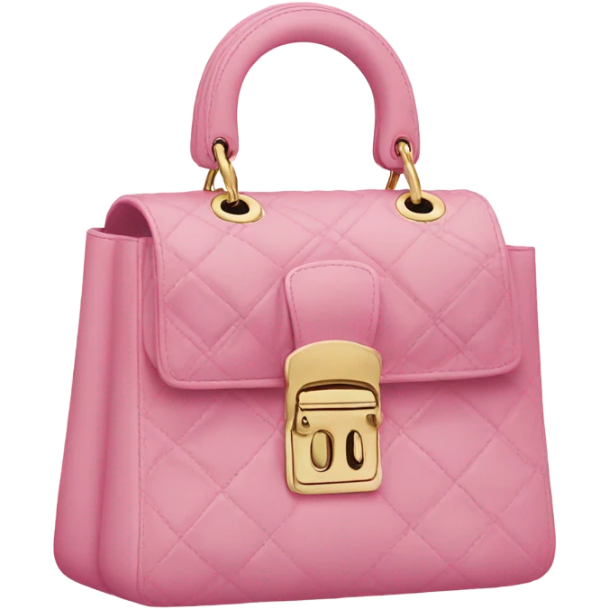 Pink dior bag emoji