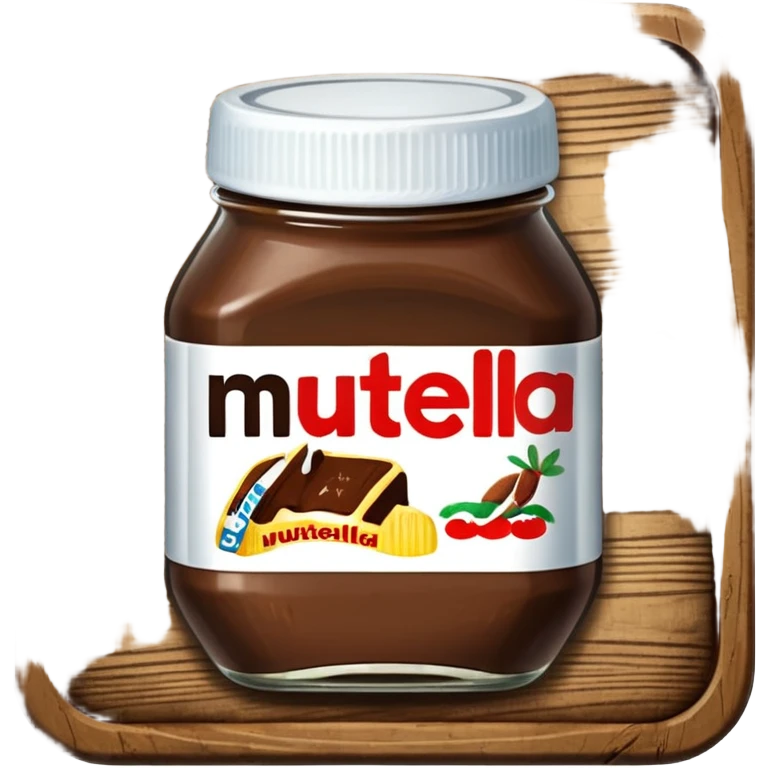 No Nutella allowed sign emoji