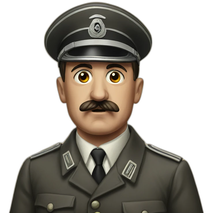 Hitler painting emoji