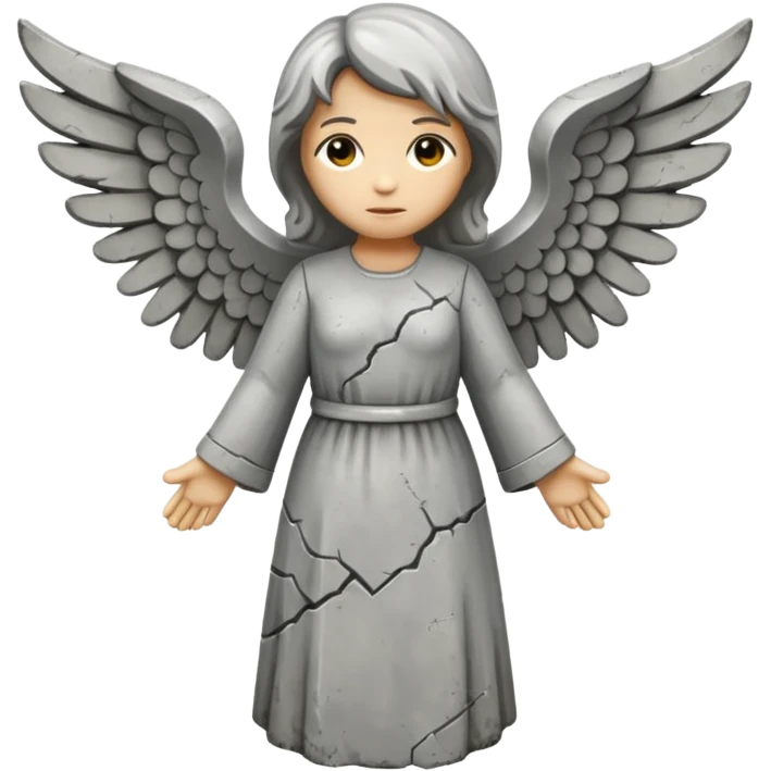 concrete angel emoji