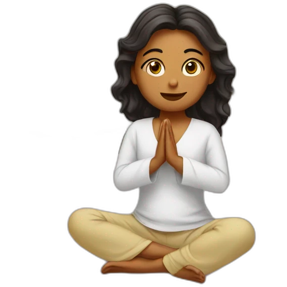 namaste stay in bed emoji