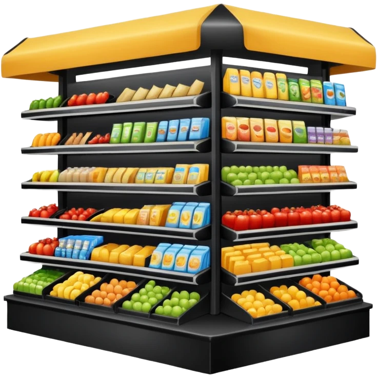 Super market stands emoji