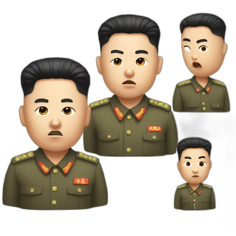 kim jong un say NO emoji