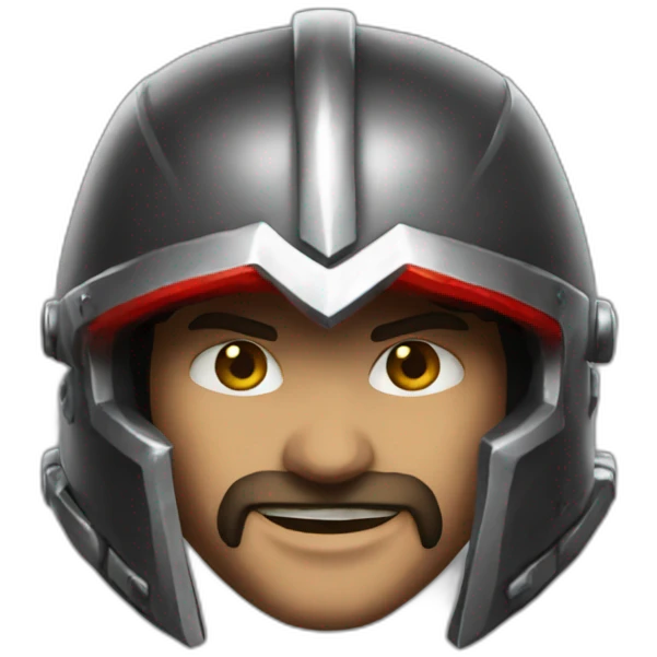 Diablo con casco emoji