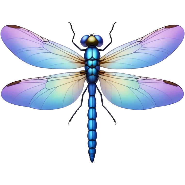 Periwinkle Dragonglfly emoji emoji