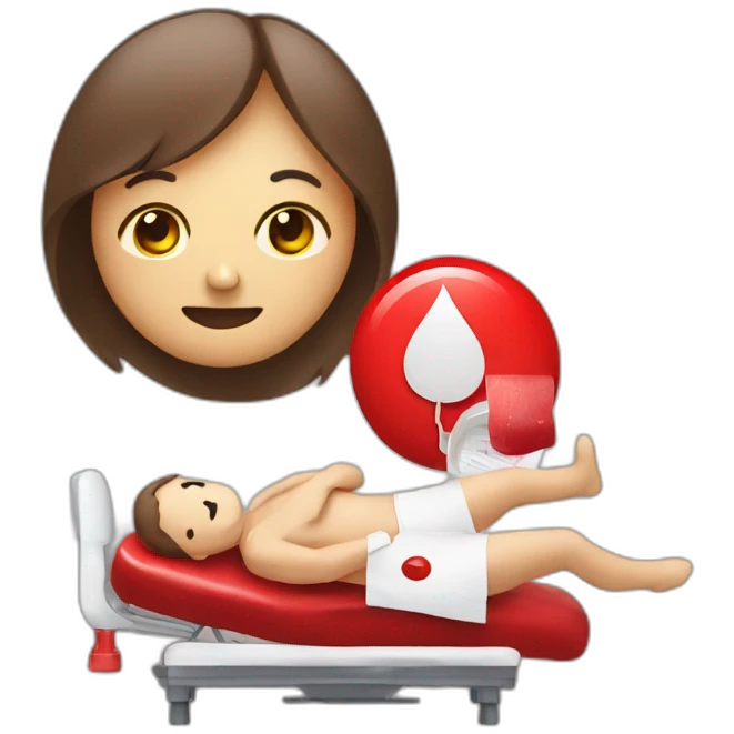 blood donation emoji