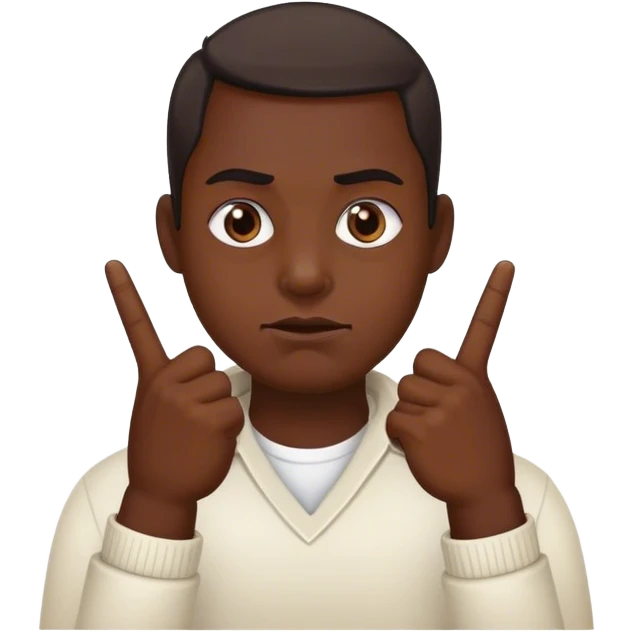 😝🤞🏽 emoji