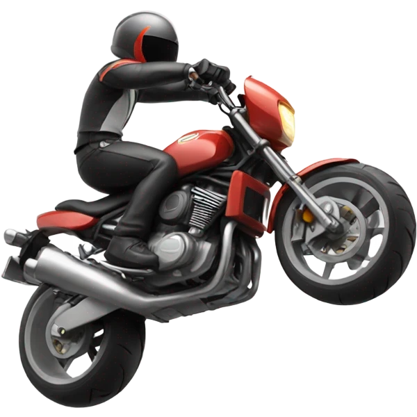 motorcycle wheelie  emoji