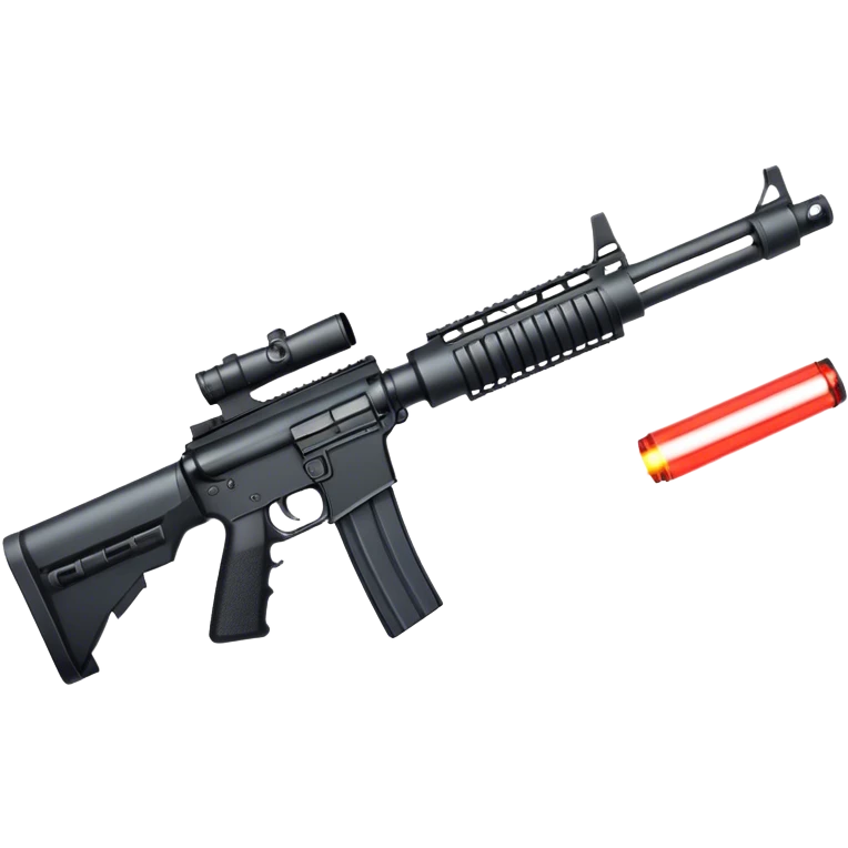 M16a4 suppressor laser holographic and vertical foregrip emoji