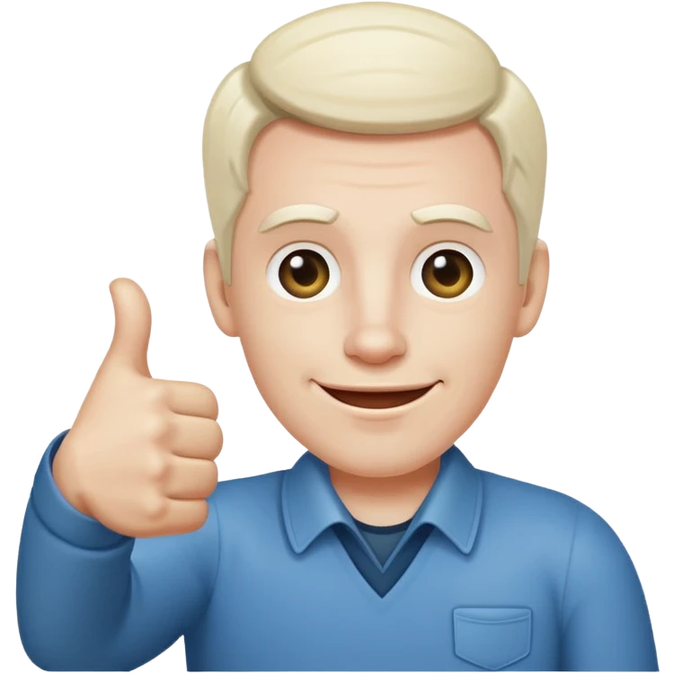 John Kramer from the movie Saw gives a thumbs up. emoji