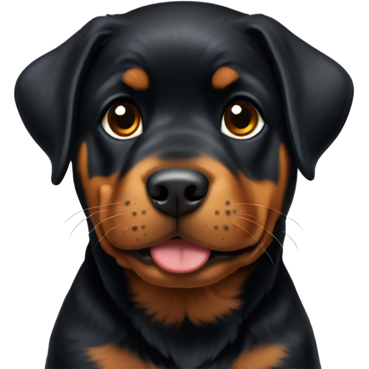 rottweiler puppy emoji