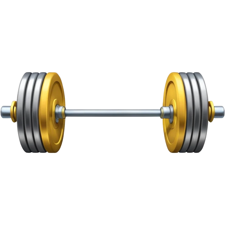 single barbell emoji