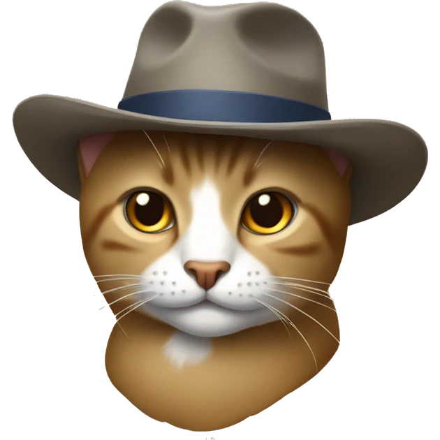 Gato de chapéu  emoji
