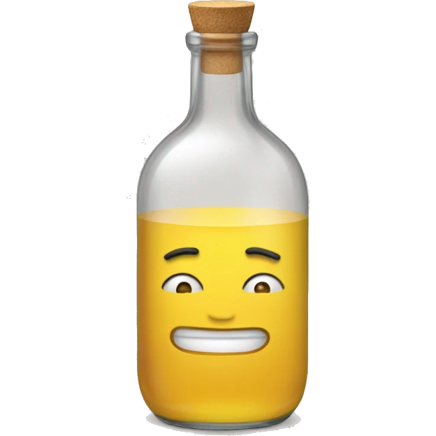 Wishyflasche mit freuden armen emoji