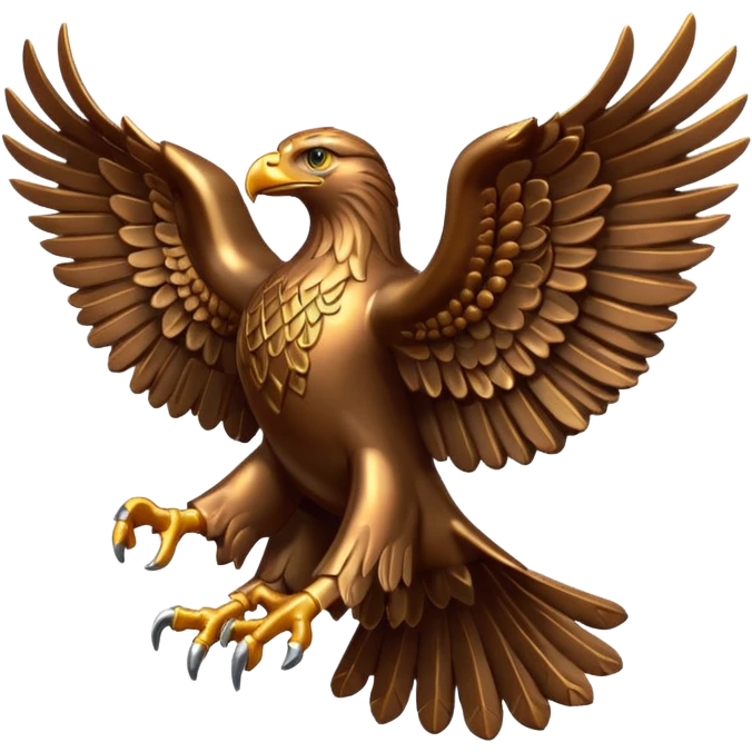 A Roman eagle emoji