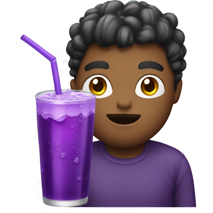 Purple soda emoji