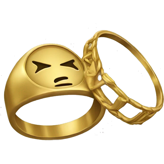 hazme un anillo de oro emoji