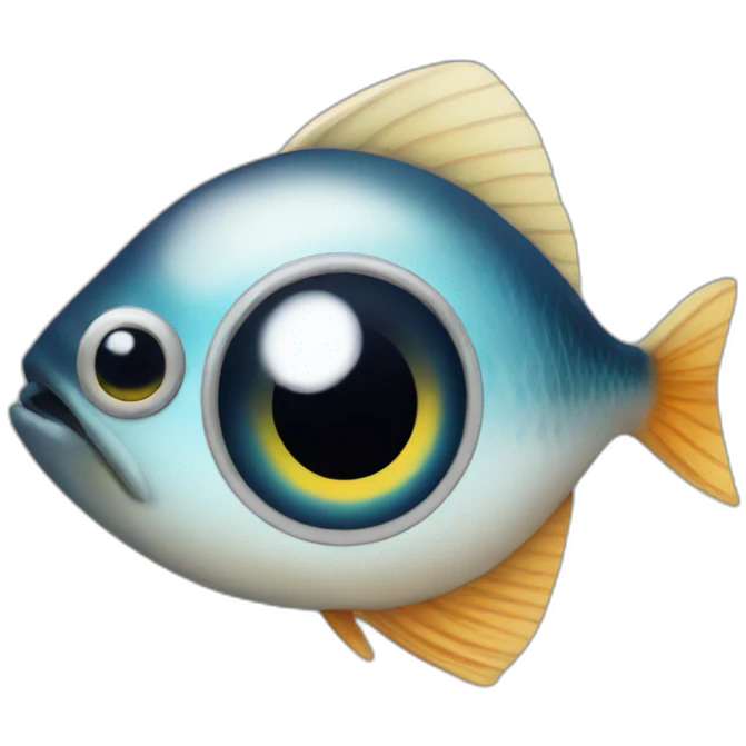 big eye fish emoji