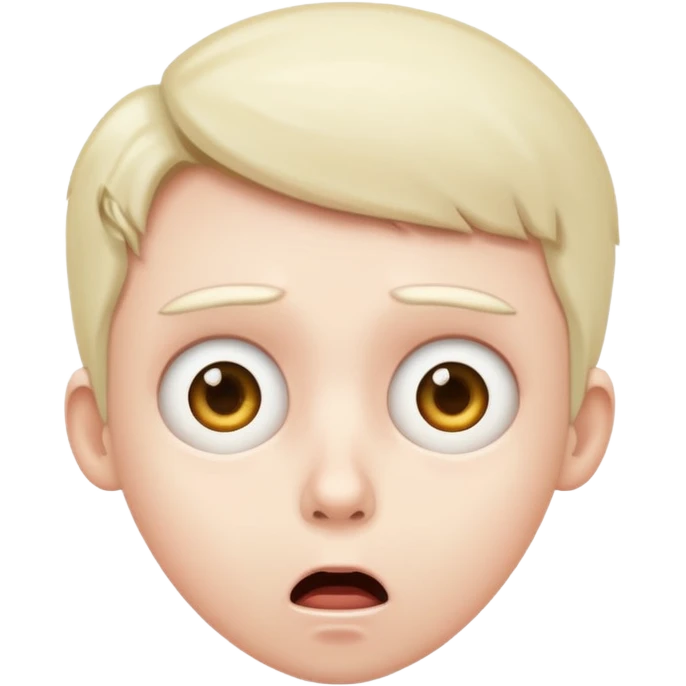 Person shocked face emoji