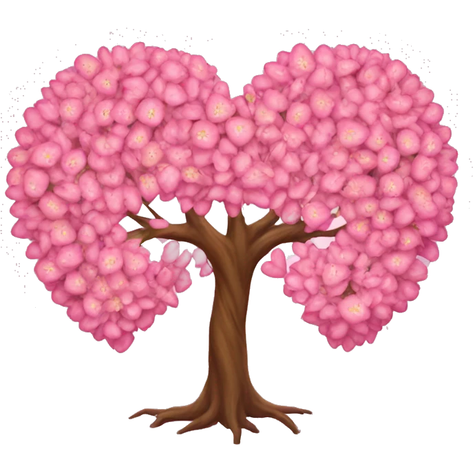 Heart tree flower pretty  emoji