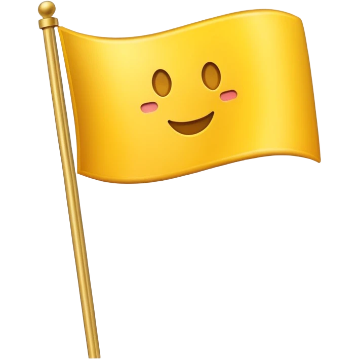 yellow flag emoji