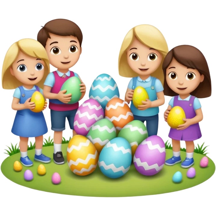 Easter egg hunt emoji