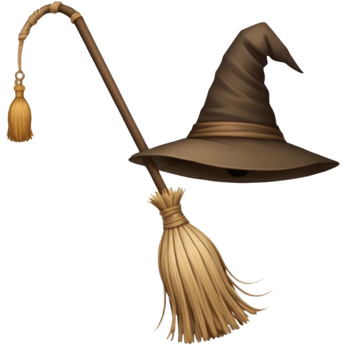 witch's broom emoji