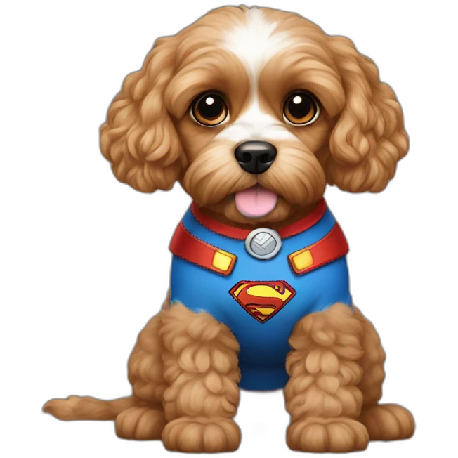 superwoman cavapoo emoji