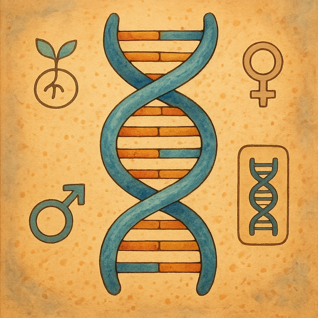 genetics icon, DNA double helix emoji