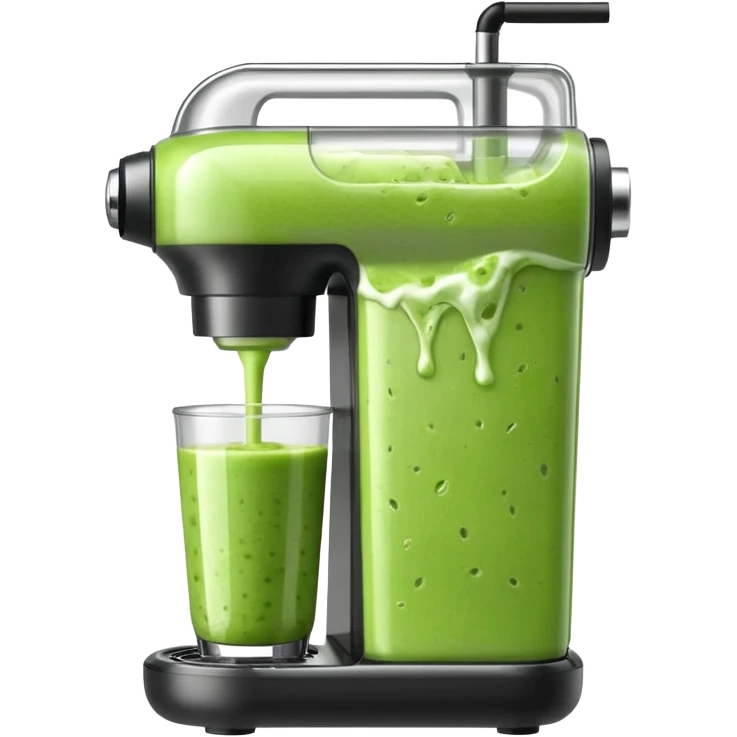 A SMOOTHIE MACHINE WITHOUT THE LID ON, THE SMOOTHIE SPLASHES OUT AND MAKES A MESS emoji