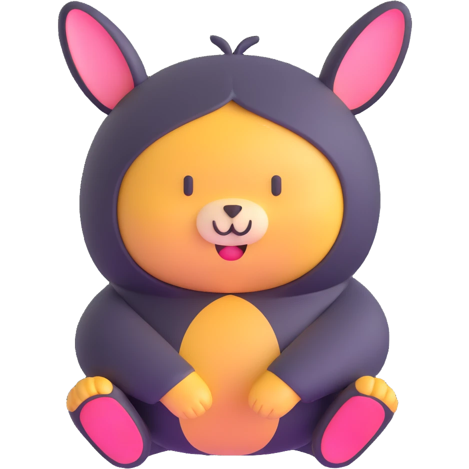 cute laid-back yuru-chara mascot emoji