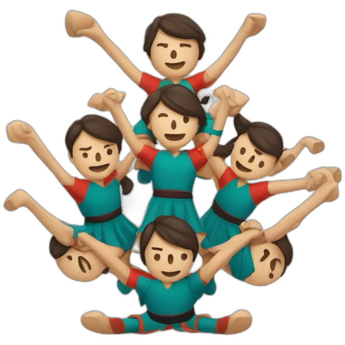 Castellers manyacs emoji