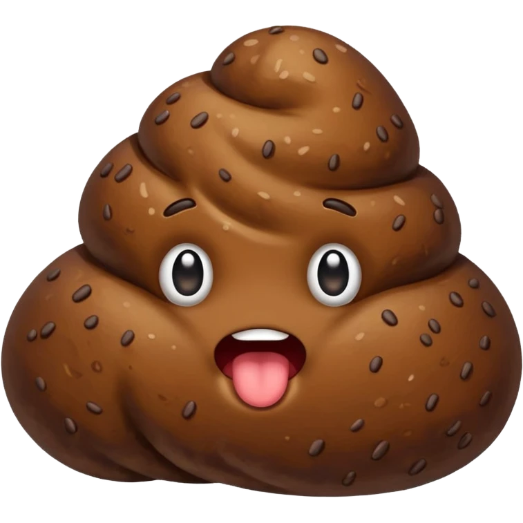 Big piece of poop emoji