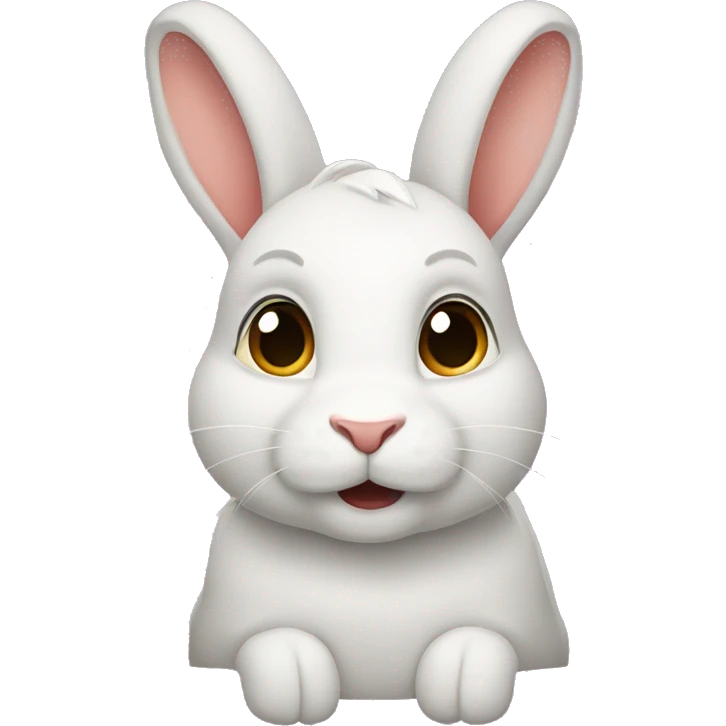 Lapin qui fais de cheval emoji