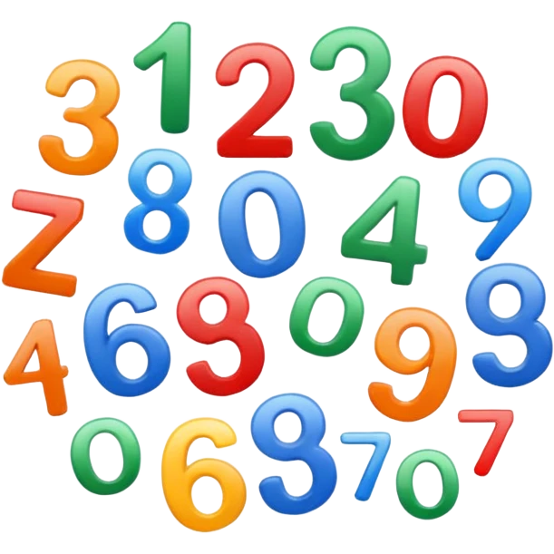 Numbers emoji