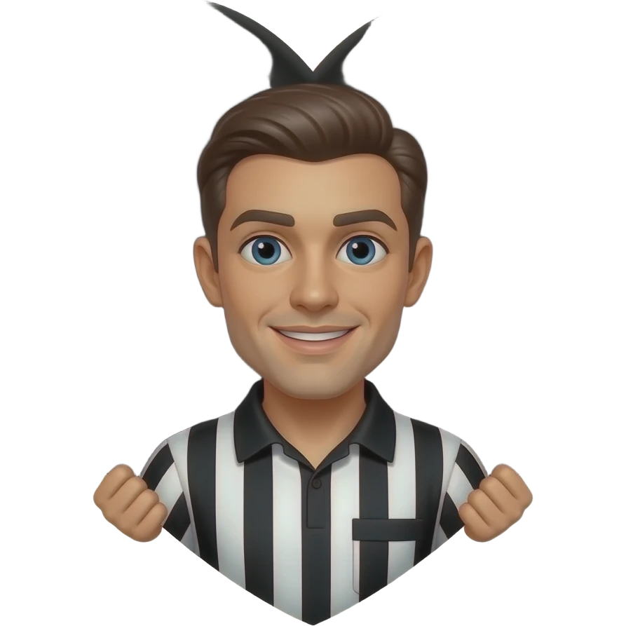 Combination of white ref and black heart emoji