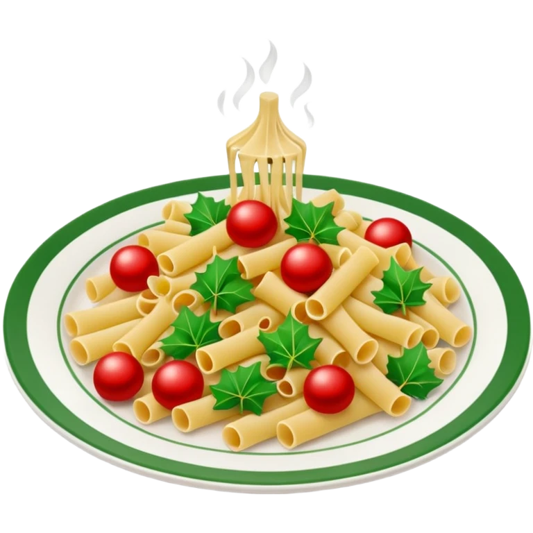 Christmas pasta emoji