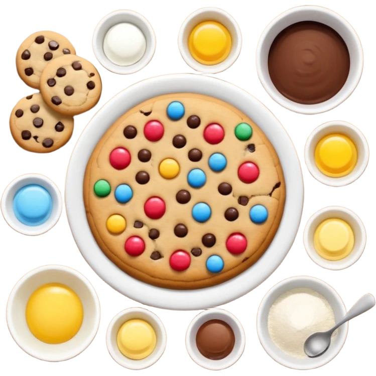 cookie baking ingredients emoji