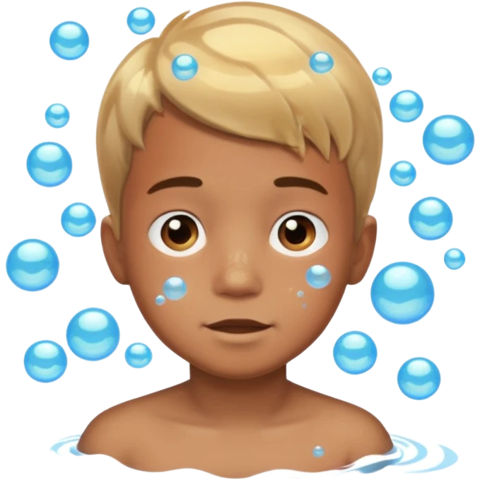 Underwater boy emoji