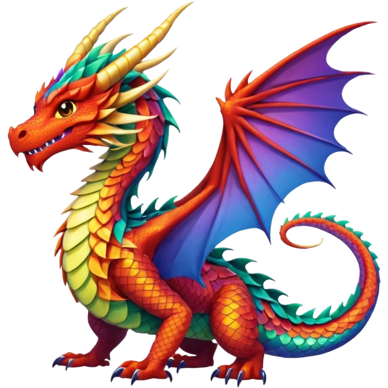 An anime dragon emoji