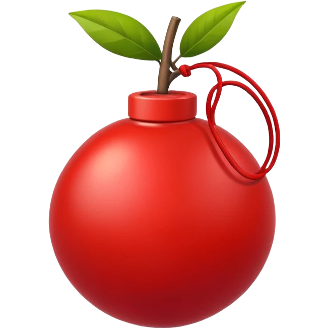 i want to create an emoji of grenade fruit emoji