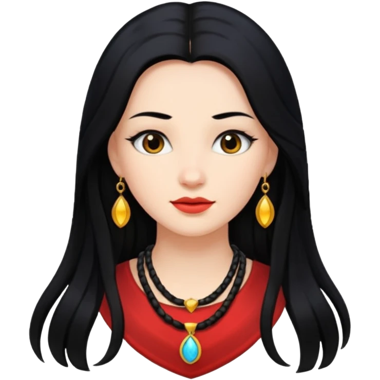 woman with necklace emoji