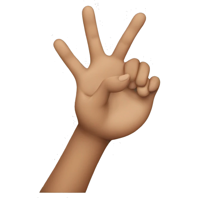 Hand kiss emoji
