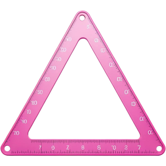 pink right triangle ruler emoji