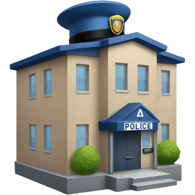 a police station emoji