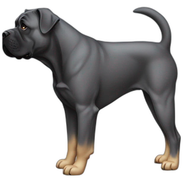 dog Cane Corso in profile emoji
