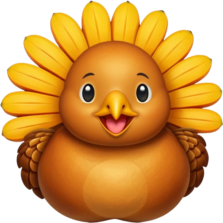 Turkey and a cute happy mango emoji