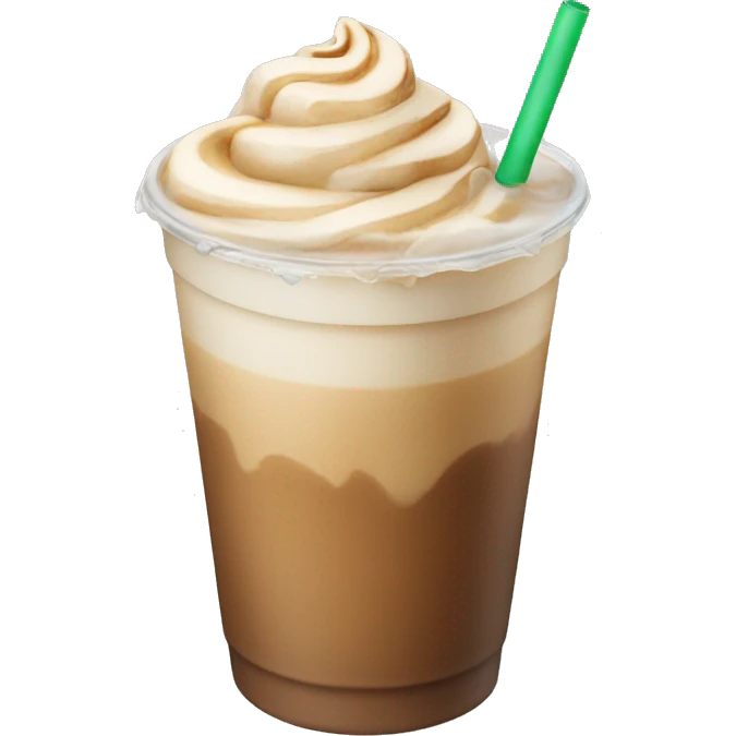 Iced latte emoji